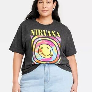 😋Nirvana Graphic Women's Tee